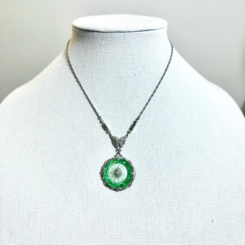 Antique Filigree Sterling Silver Necklace